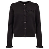 Numph Womens Cardigan NUNoni Caviar