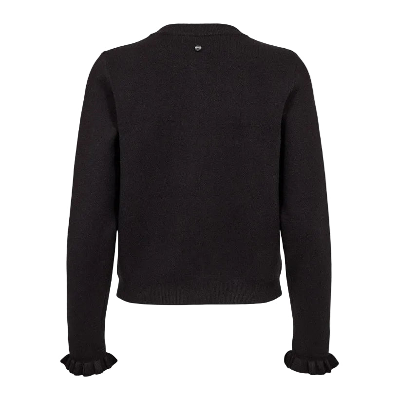 Numph Womens Cardigan NUNoni Caviar