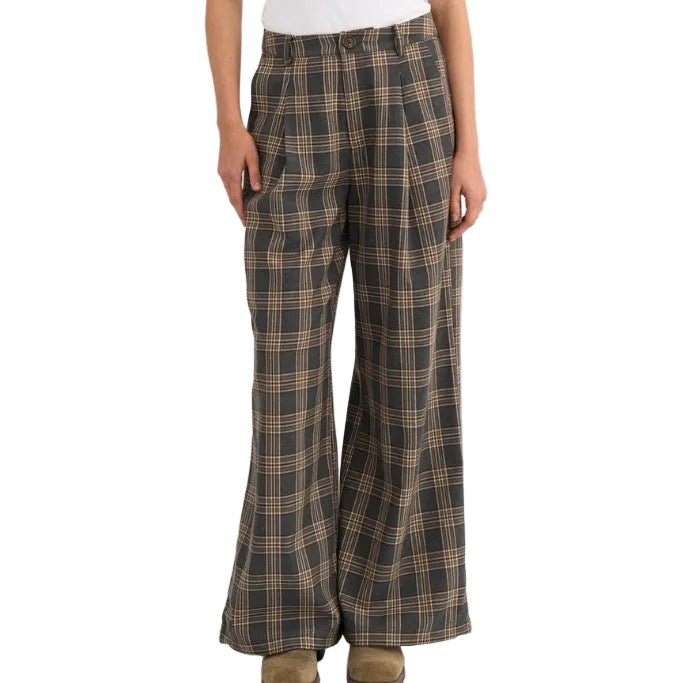 Numph Womens Trousers NUKamala Dark Grey Melange