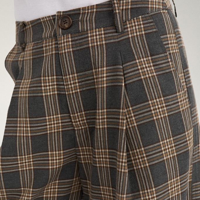 Numph Womens Trousers NUKamala Dark Grey Melange