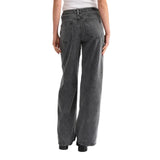 Numph women's high rise wide jeans nubrooklyn grey denim