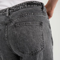 Numph women's high rise wide jeans nubrooklyn grey denim