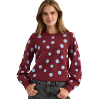 Numph Womens Jumper NUMilas Syrah