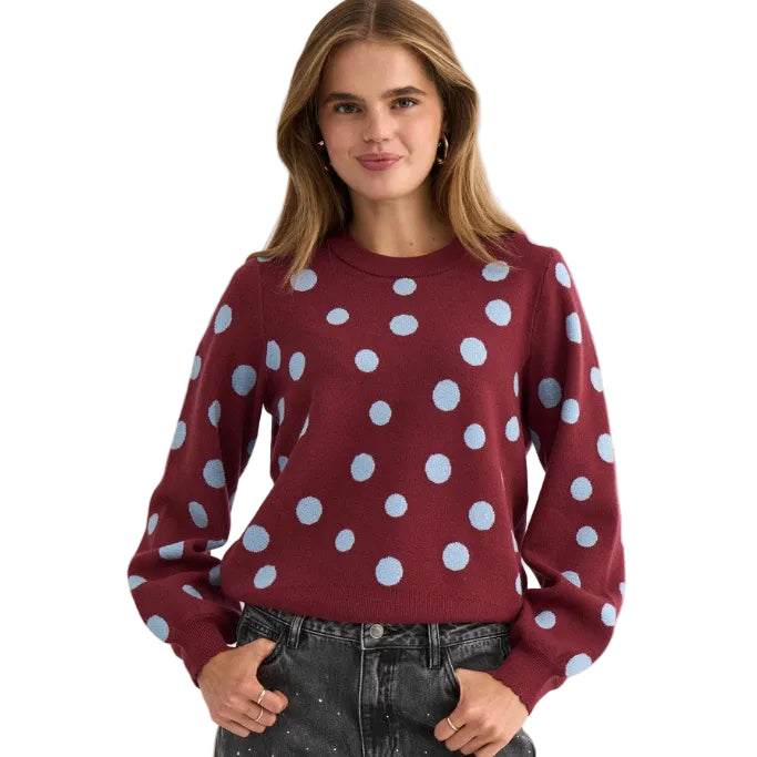 Numph Womens Jumper NUMilas Syrah