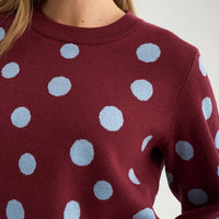Numph Womens Jumper NUMilas Syrah