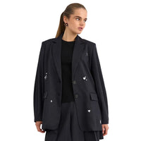 Numph Womens Oversized Blazer NULouise Salute
