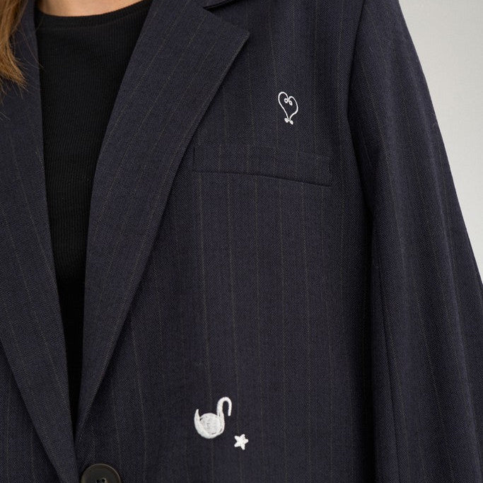 Numph Womens Oversized Blazer NULouise Salute