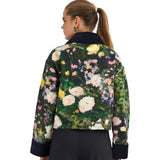 Numph Womens NULissa Short Jacket Botanical Garden