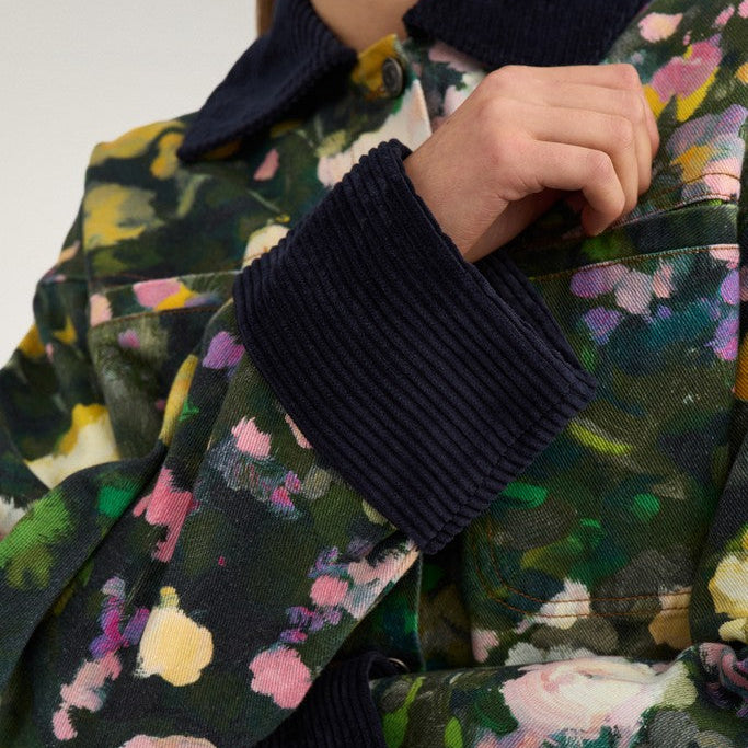 Numph Womens NULissa Short Jacket Botanical Garden