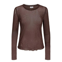 Numph Womens Top NUJinnie Chocolate Plum