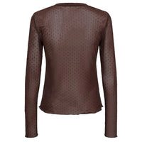Numph Womens Top NUJinnie Chocolate Plum