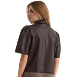 Numph Womens Shirt NUCilli Chocolate Plum