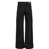 Numph Womens Jeans Toronto Wide Obsidian