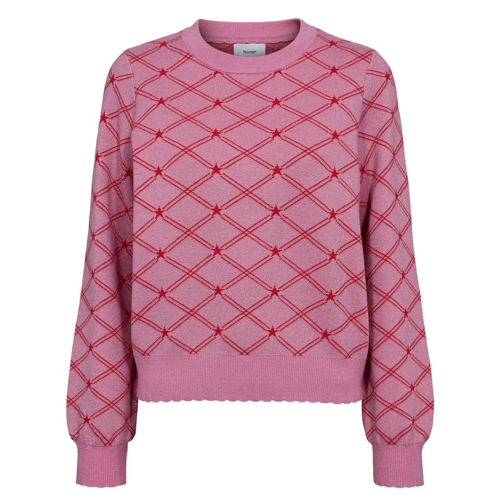 Numph Womens Pullover Birry Fuchsia Pink