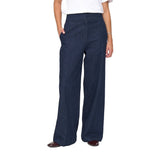 Numph Womens Pants Bussy Denim Long Dark Blue Denim