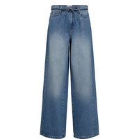 Numph Womens Jeans Brooklyn Glam Blue Demin Silver Foil