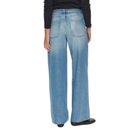 Numph Womens Jeans Brooklyn Glam Blue Demin Silver Foil