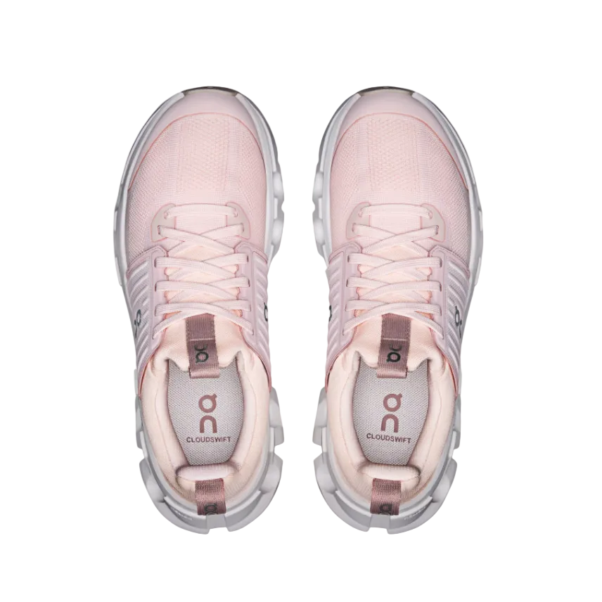 On Girls Trainer Cloudswift Youth Salt/White