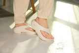 Oofos Womens Ooriginal Plus Sandal Chalk