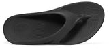 Oofos women's black sandal