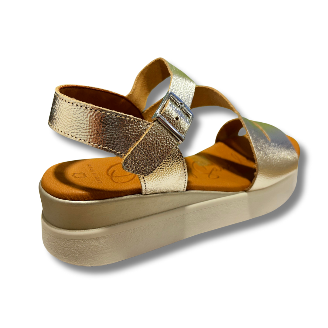 Oh My Sandals Womens Platform Sandal 5417 Duna Champan Donaghys