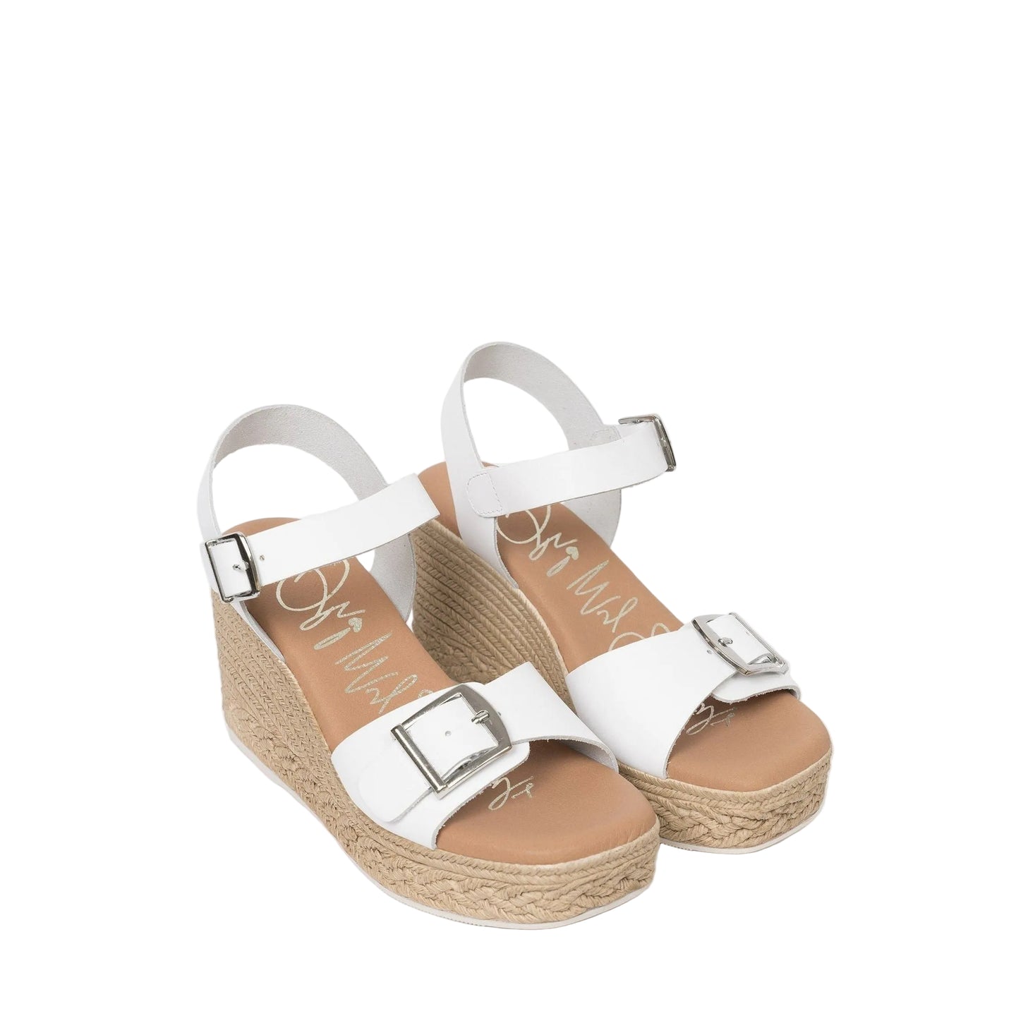 Oh My Sandals Womens Wedge Sandal 5459 Blanco