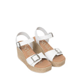 Oh My Sandals Womens Wedge Sandal 5459 Blanco