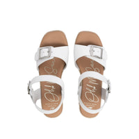 Oh My Sandals Womens Wedge Sandal 5459 Blanco