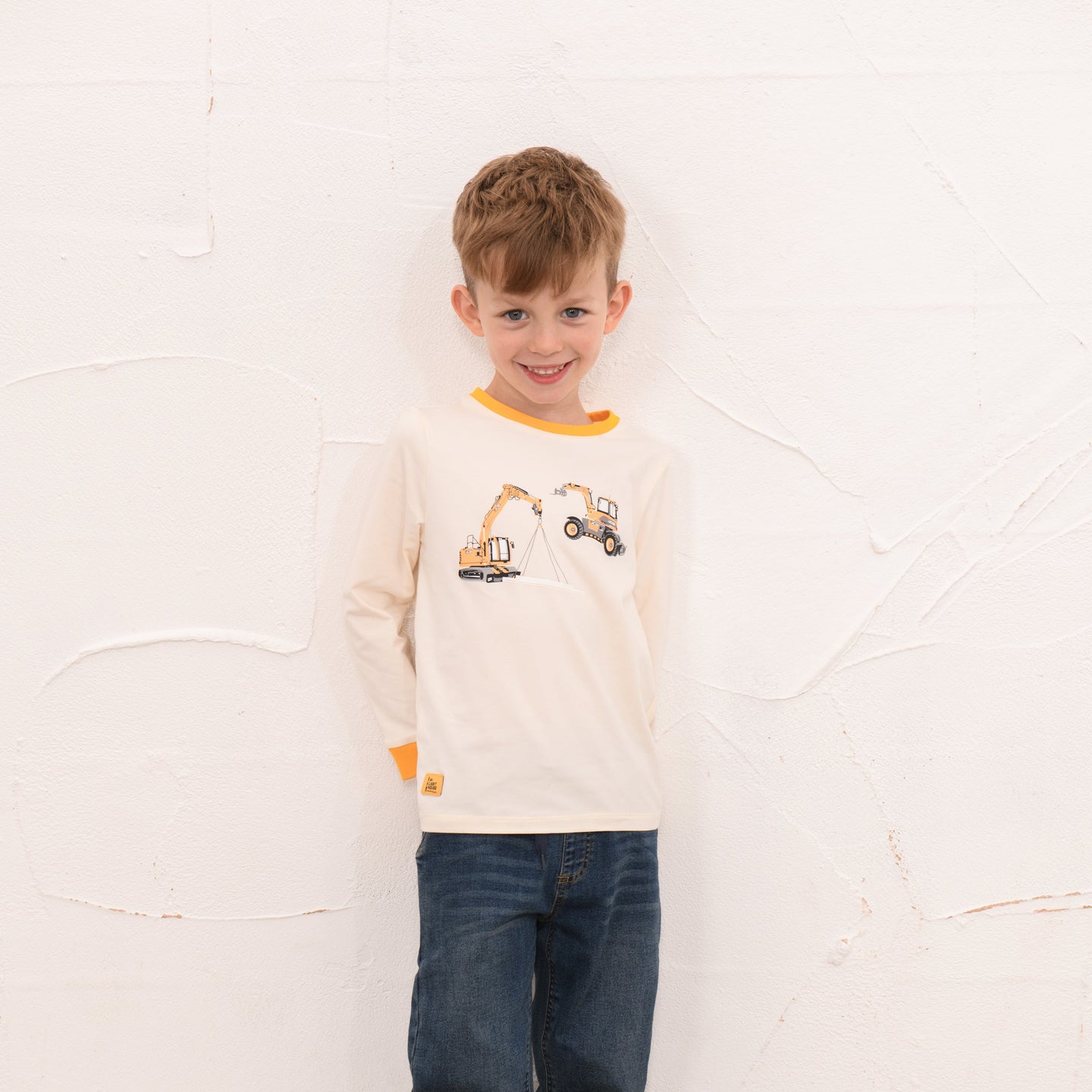 Lighthouse Boys Top Oliver JCB Fastrac