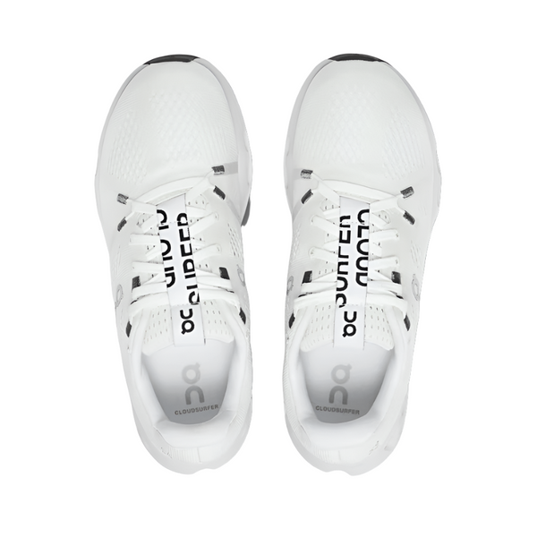 On Running Womens Trainer Cloudsurfer White Frost - Donaghys