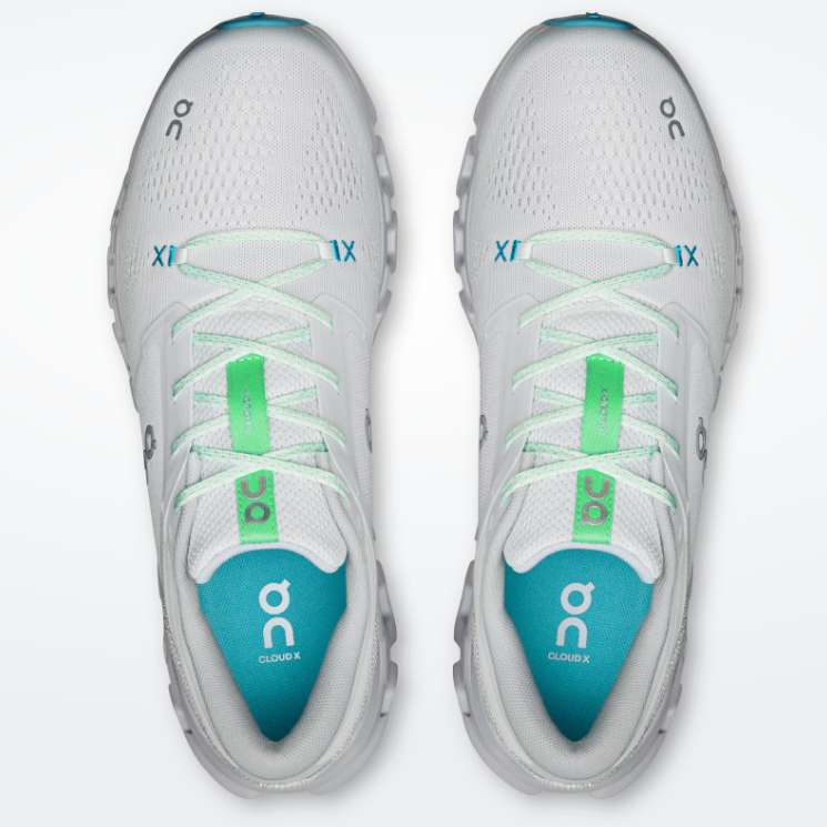 On Mens Trainer Cloud X 5 Frost/Alloy