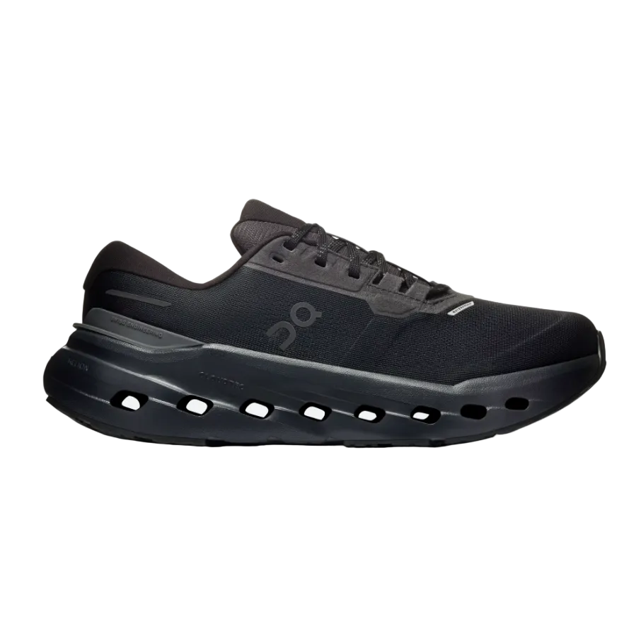 On Womens Trainer Cloudrunner 3 Waterproof Black/Black