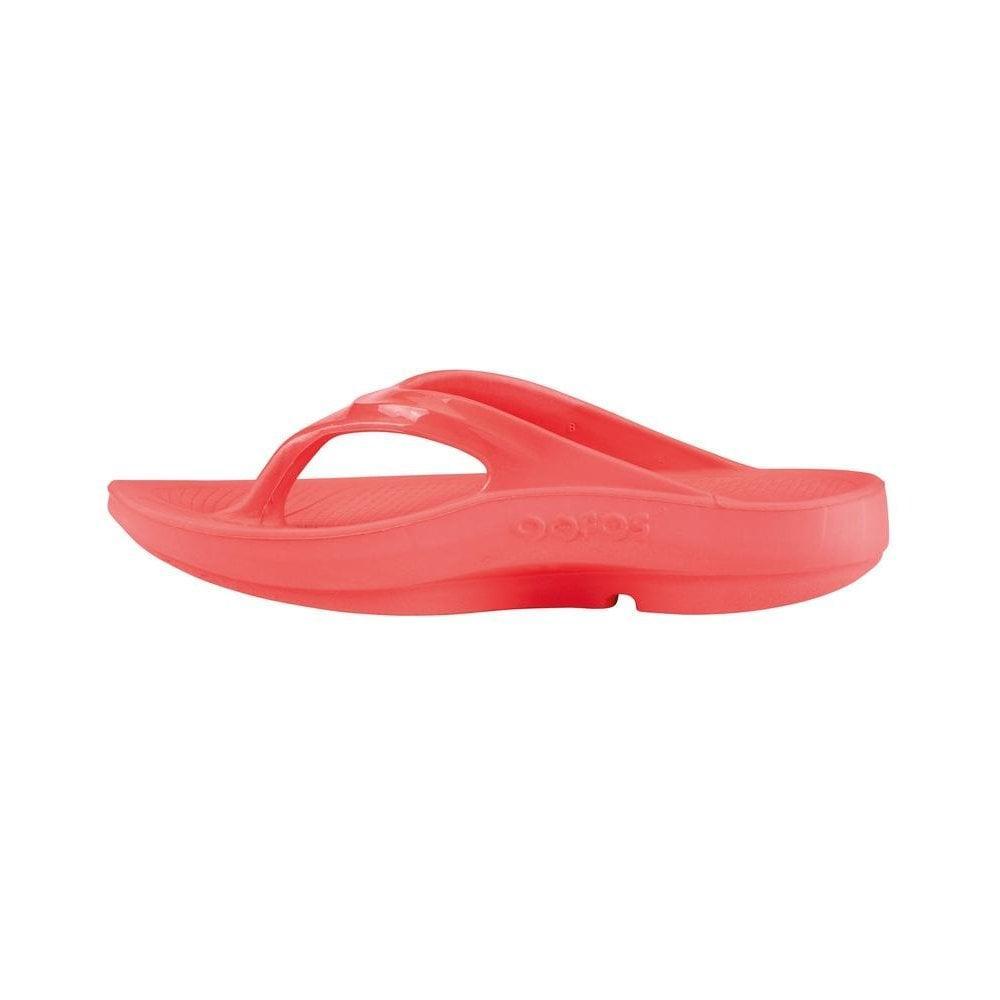 Oofos Womens Oolala Sandal Coral - Donaghys