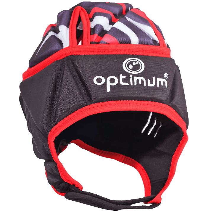 Optimum Razor Headguard Black/Red - Donaghys