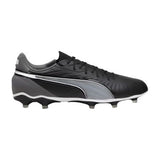 Puma King Match men's black and white firm-ground football boots