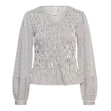 Part Two Womens Blouse Dewa PW Black Stripe