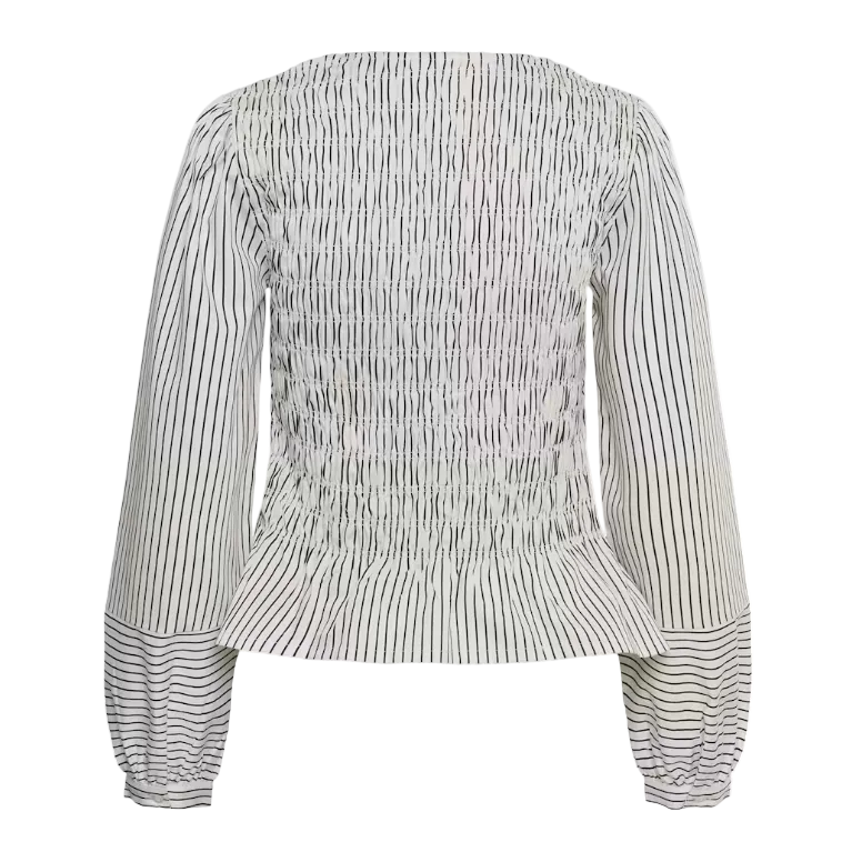 Part Two Womens Blouse Dewa PW Black Stripe