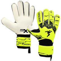 Precision Junior Fusion X Goalkeeping Gloves PRG159 Yellow/Black