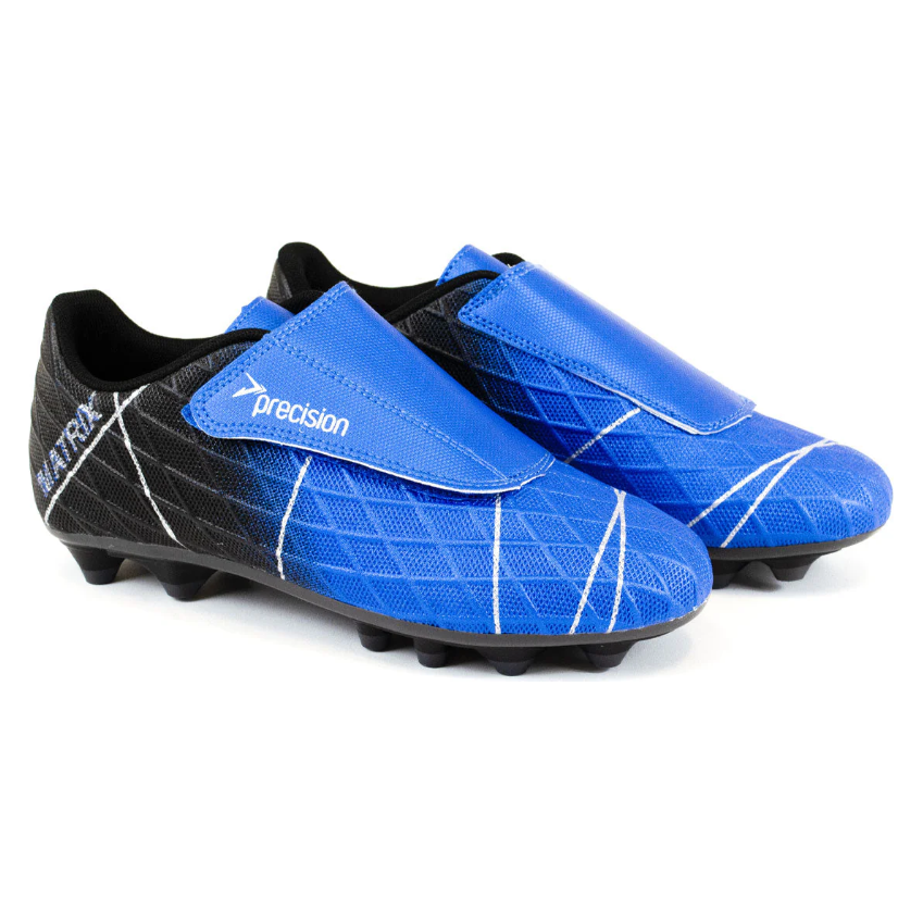 Precision Junior Matrix Football Boot Blue/Black/Silver