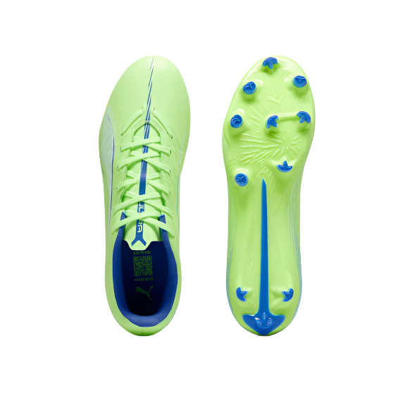 Puma Adults Football Boot Ultra 5 Play FG/AG  Yellow/White