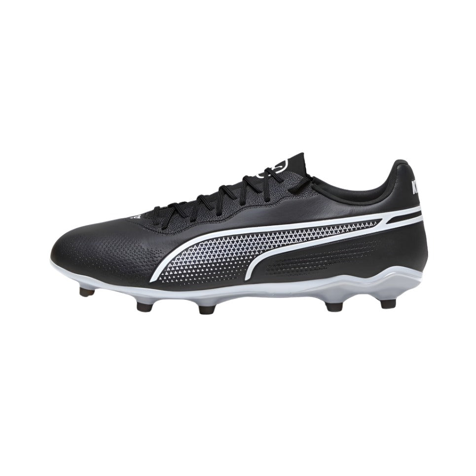 Puma Mens King Pro FG/AG Football Boots Black/White - Donaghys