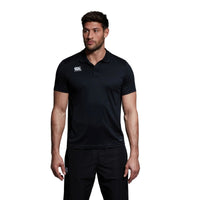 Canterbury Mens Polo Club Dry Black