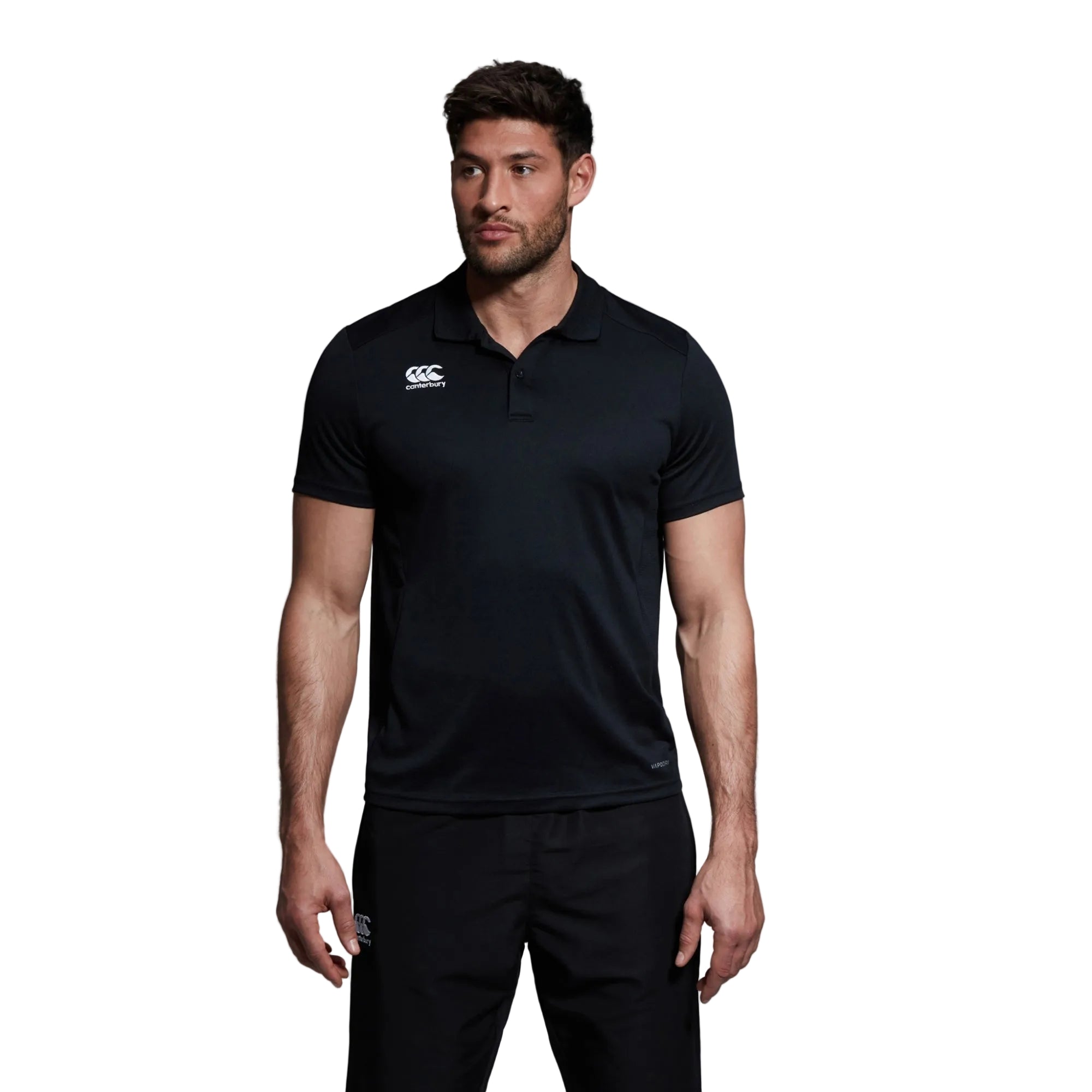 Canterbury Mens Polo Club Dry Black