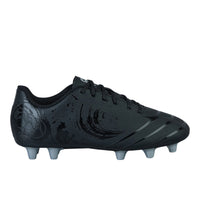 Canterbury Kids Rugby Boots Phoenix Genesis Team FG JU Black/Silver