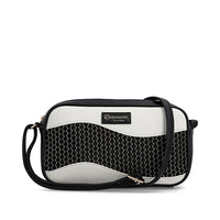 Remonte Womens Crossbody Bag Black/Cream/Gold