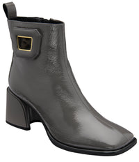 Lotus women's grey patent Quincy ankle boot