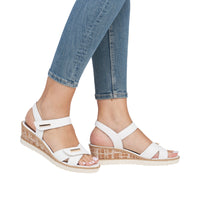 Remonte Womens Sandal R6266-80 White