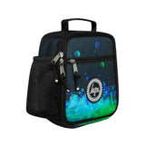 Hype 3D Droplets kids' black lunch box with bottle holder