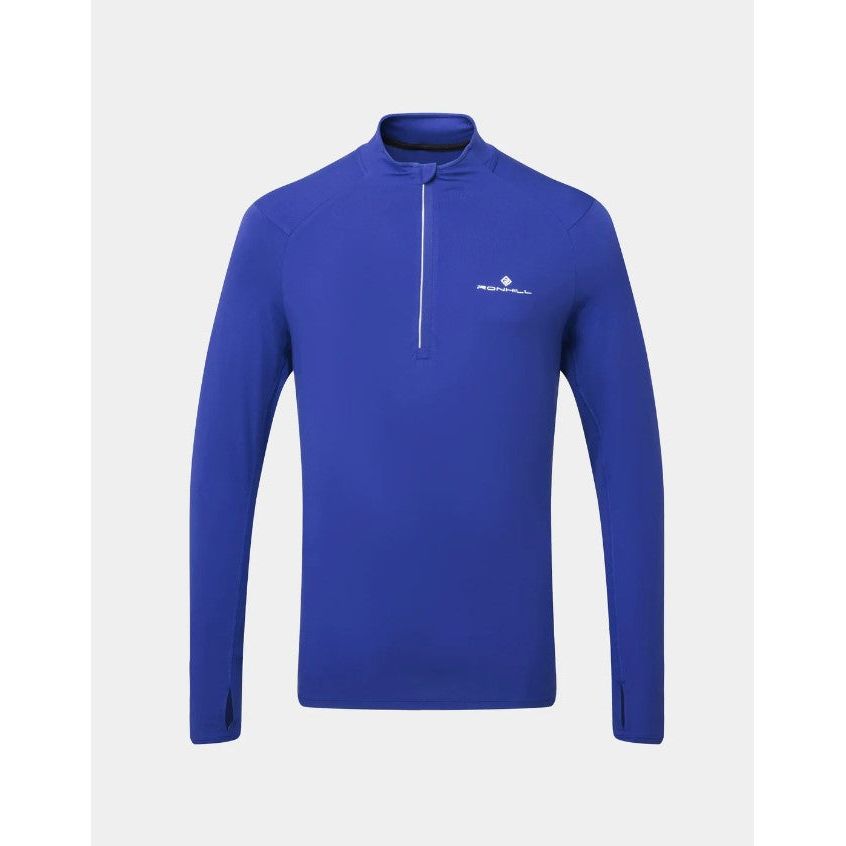 Ronhill Mens Core Thermal ½ Zip Dark Cobalt/Bright White