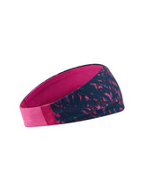 Ronhill Womens Reversible Headband Dark Navy Blaze